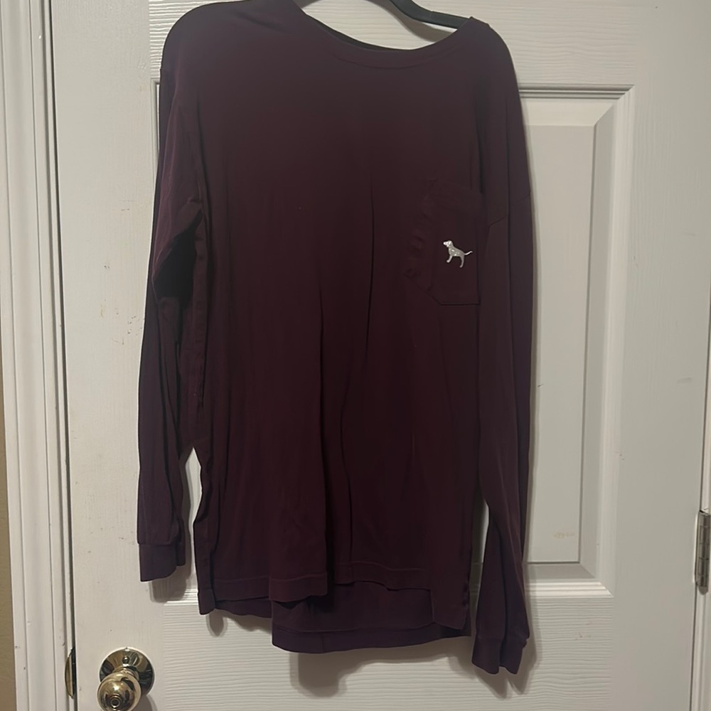 Pink long sleeve tee